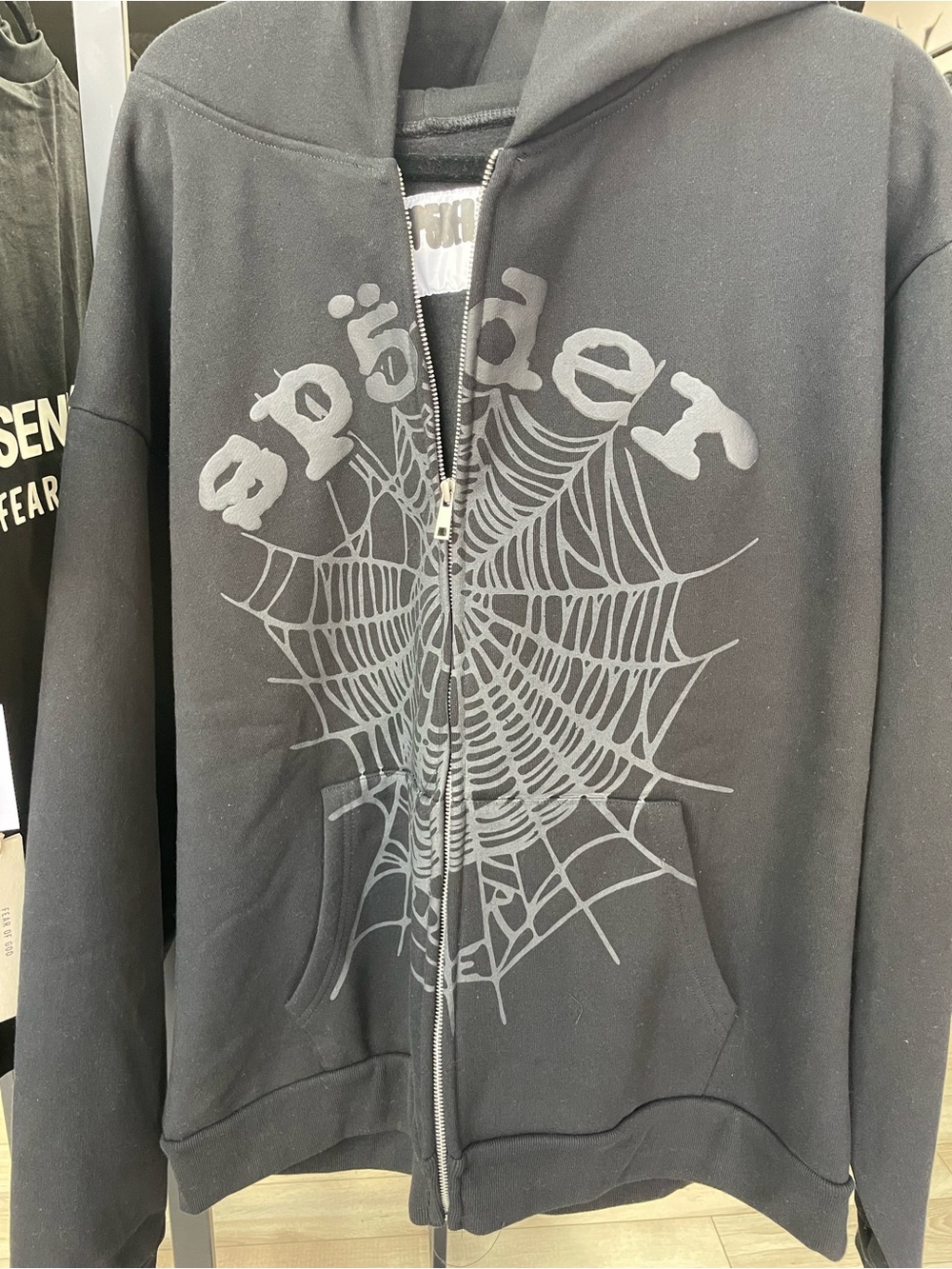 Sp5der hoodie unisex size large